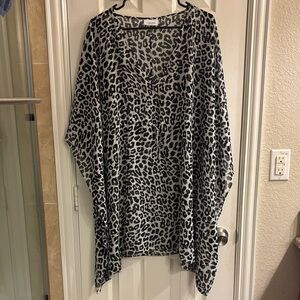 Leopard Print swimsuit coverup